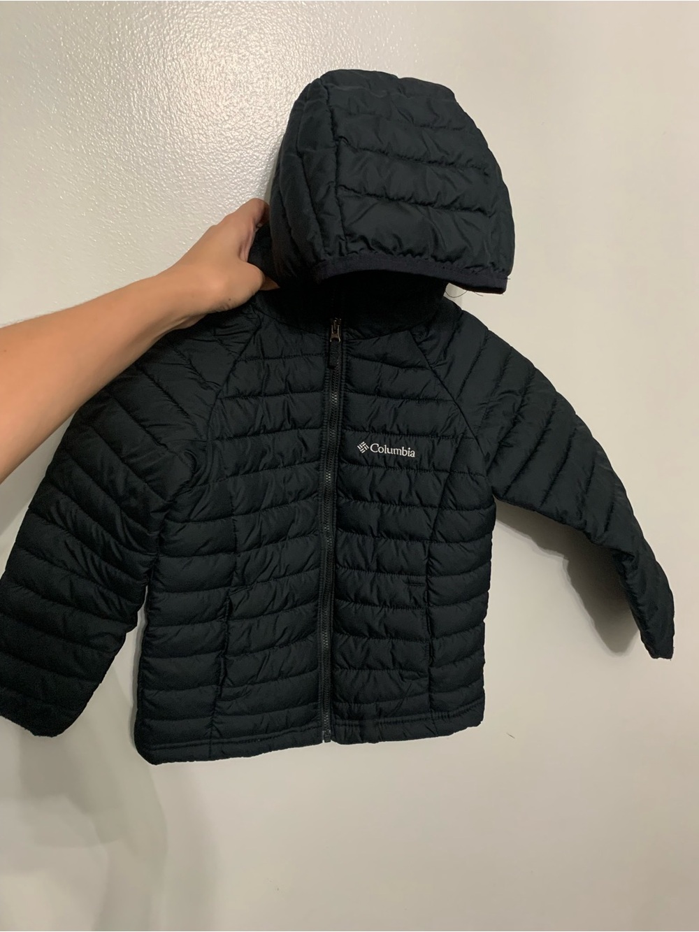 Columbia Kids Black Hooded Puffer Coat